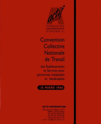 du 15 MARS 1966 pour Personnes des Etablissement et Services .